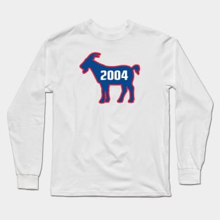 DET GOAT - 2004 - White Long Sleeve T-Shirt